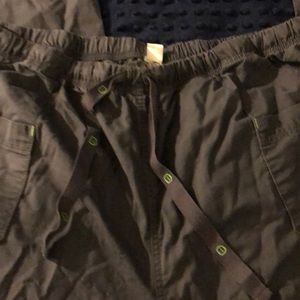 3X WonderWink WonderFlex scrub pants gray
